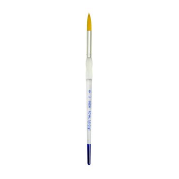 ROYAL & LANGNICKEL PINCEAUX EN TAKLON DORE A PRISE SOUPLE, RONDS, 12