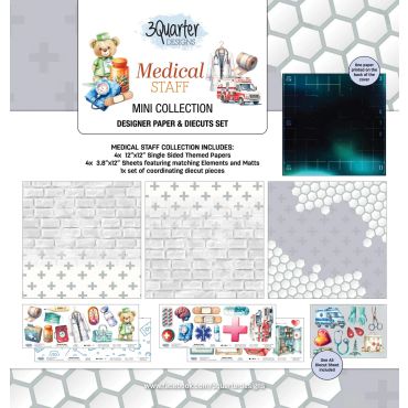 3 QUARTER DESIGNS MEDICAL STAFF MINI COLLECTION 12X12