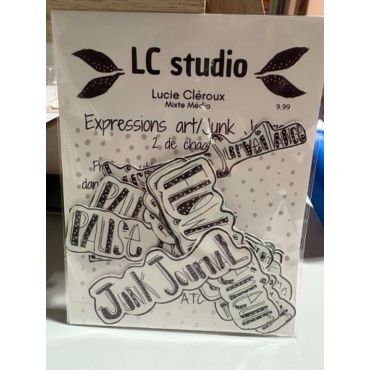 LC Studio - Expressions Art/Junk Journal, 2 de chaques