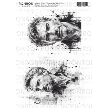 *À Venir* Ronron Designs Papier De Riz: Portraits D'Hommes