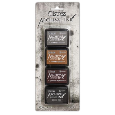 DISTRESS ARCHIVAL INK MINI PAD KIT 3