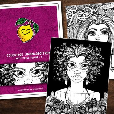 LimonadeCitron - VOLUME-5 Coloriage anti-stress par Natasha Lirette