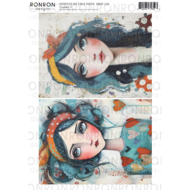 Ronron Designs Papier de Riz: Coquettes 4