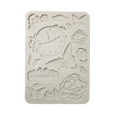 Stamperia Quiet Days Moule en silicone A5 - Clock