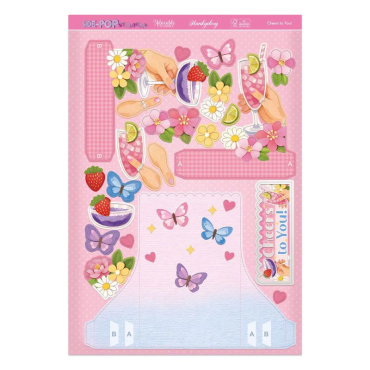 Hunkydory Carte Side-Pop Stepper - Cheers to You!