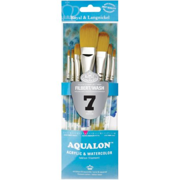 Royal & Langnickel Ensemble de pinceaux Aqualon Filbert 