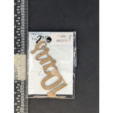 LES 2 MISS SCRAPBOOKING CHIPBOARD 10 ANS