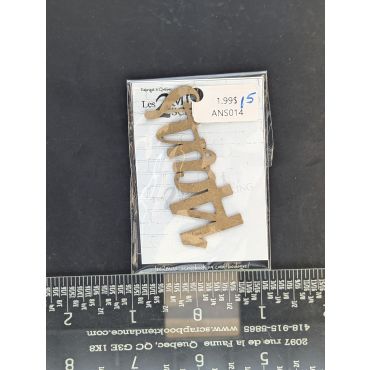 LES 2 MISS SCRAPBOOKING 14 ANS CHIPBOARD FRANCAIS