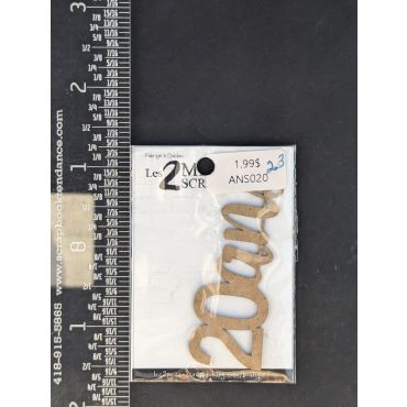 LES 2 MISS SCRAPBOOKING CHIPBOARD 20 ANS