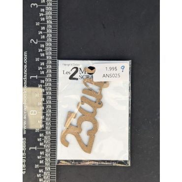 LES 2 MISS SCRAPBOOKING CHIPBOARD 25 ANS