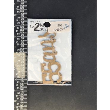 LES 2 MISS SCRAPBOOKING CHIPBOARD 55 ANS