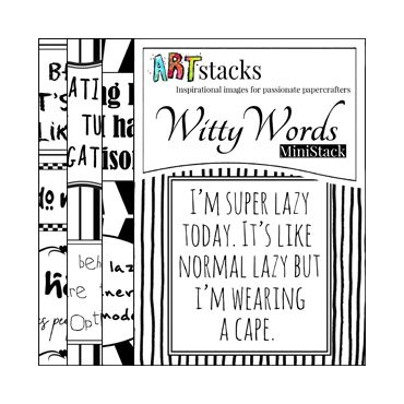 ARTSTACKS WITTY WORDS MINISTACK CARTON