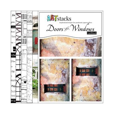 ARTSTACKS DOORS AND WINDOWS CARDSTACK 8,5 X 11 COLLAGE PAPER