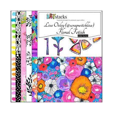 ARTSTACKS FLORAL FETISH 8,5 X 11 COLLAGE PAPER