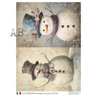 AB STUDIO Rice Paper Carte Italiano NO.590