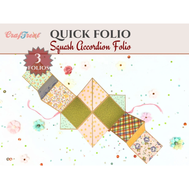 Craftreat Album vierge de scrapbooking Quick Folio - Format accordéon