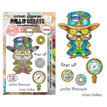 AALL and Create - A7 - Ensemble d'étampes - Time Tinker #1374
