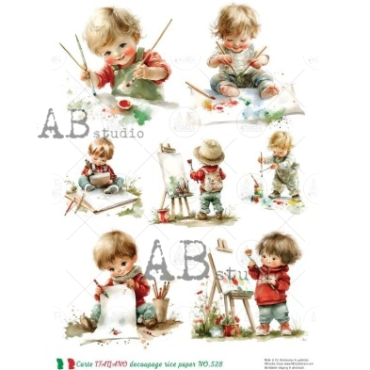 AB STUDIO Rice Paper Carte Italiano NO.528