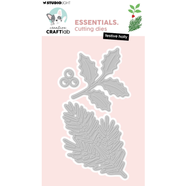 CCL Matrices de coupe Festive Holly Essentials, 3 Pièces