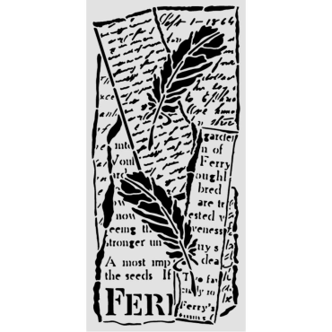 Stamperia All Around - Stencil Letter and Feathers