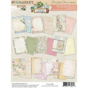 49 and Market - From the Garden - Collection de papier 6"X8"