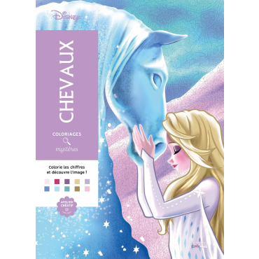 Coloriages mystères Disney - Chevaux
