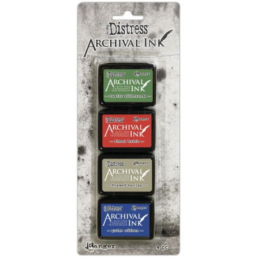 DISTRESS ARCHIVAL INK MINI PAD KIT 6