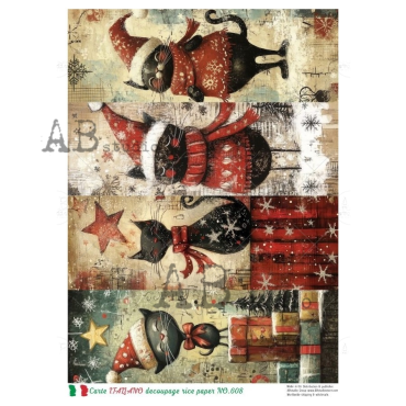 AB STUDIO Rice Paper Carte Italiano NO.608