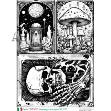 AB STUDIO Rice Paper Carte Italiano NO.557