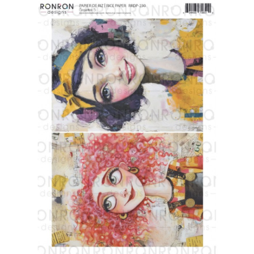 Ronron Designs Papier de Riz: Coquettes 5
