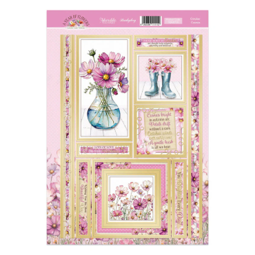 Hunkydory Feuille Cosmos Luxury Topper - October