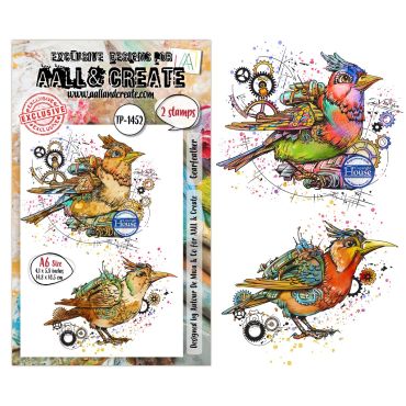AALL and Create - A6 - Ensemble d'étampes - Gearfeather #1452