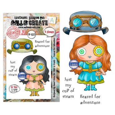 AALL and Create - A7 - Ensemble d'étampes - Geared For Adventure #1372