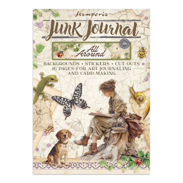 Stamperia All Around - Junk Journal Autocollants, Cut-Outs & Backgrounds
