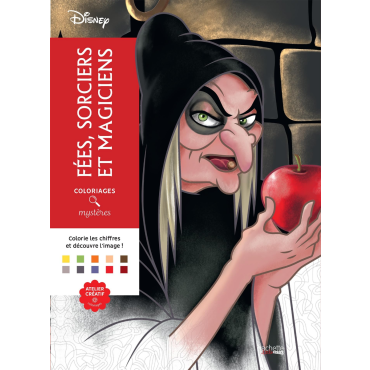 Coloriages Mystères Disney - Fées, sorciers et magiciens