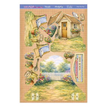 Hunkydory Carte Side-Pop Stepper - Enjoy Your Day