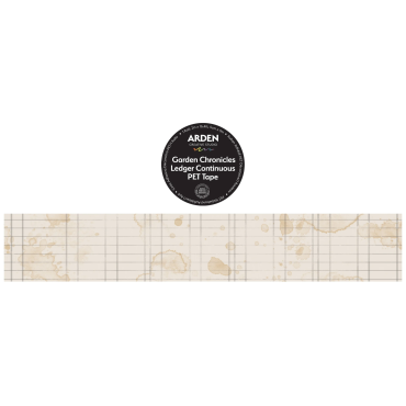 Arden Creative Studio Garden Chronicles Ledger Continuous PET Tape