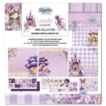 3Quarter Designs Lavender Nursery Mini Collection 12x12