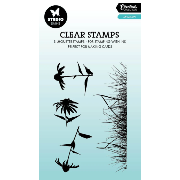 SL Clear Stamp Meadow Essentials 4 Pieces