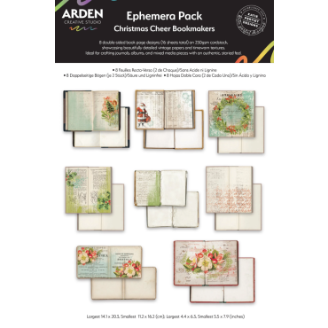 Arden Creative Christmas Cheer - Ensemble d'éphémères Bookmakers