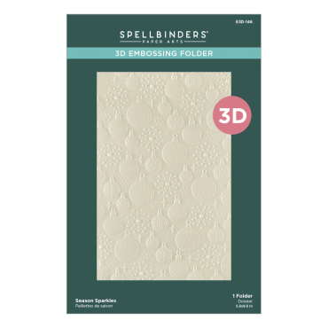 Spellbinders Dossier de gaufrage 3D Season Sparkles de la collection Merry Mischief