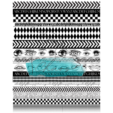 Le Chaos Créatif - Les Essentiels Noir et Blanc - Washi en feuille