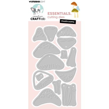 CCL Matrices de coupe Mushrooms Essentials, 14 Pièces