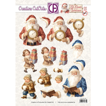 Creatief Art - Feuille 3D Die-Cut - All About Christmas 02