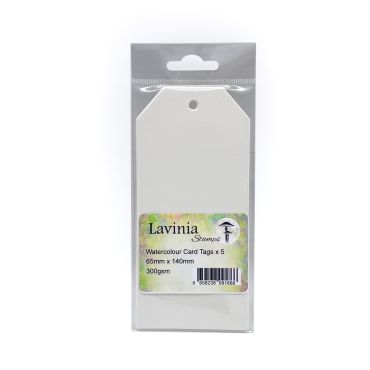 Lavinia Watercolour Card Tags - 65mm x 140mm
