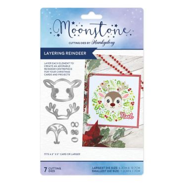 Hunkydory Matrices de découpe Moonstone - Layering Reindeer