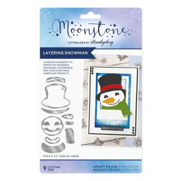 Hunkydory Matrices de découpe Moonstone - Layering Snowman