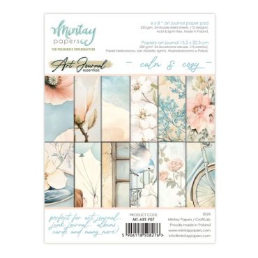 Mintay 6 x 8 Art Journal Paper Pad - Calm & Cozy