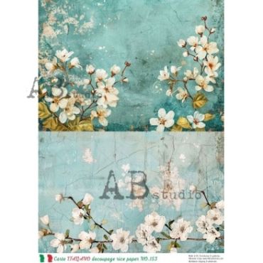 AB Studio Decoupage rice paper Carte Italiano NO.153