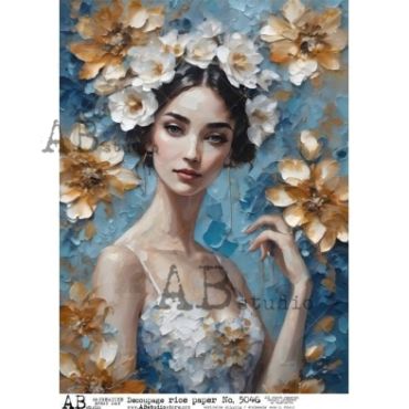 AB Studio Decoupage rice paper A4 - NO.5046